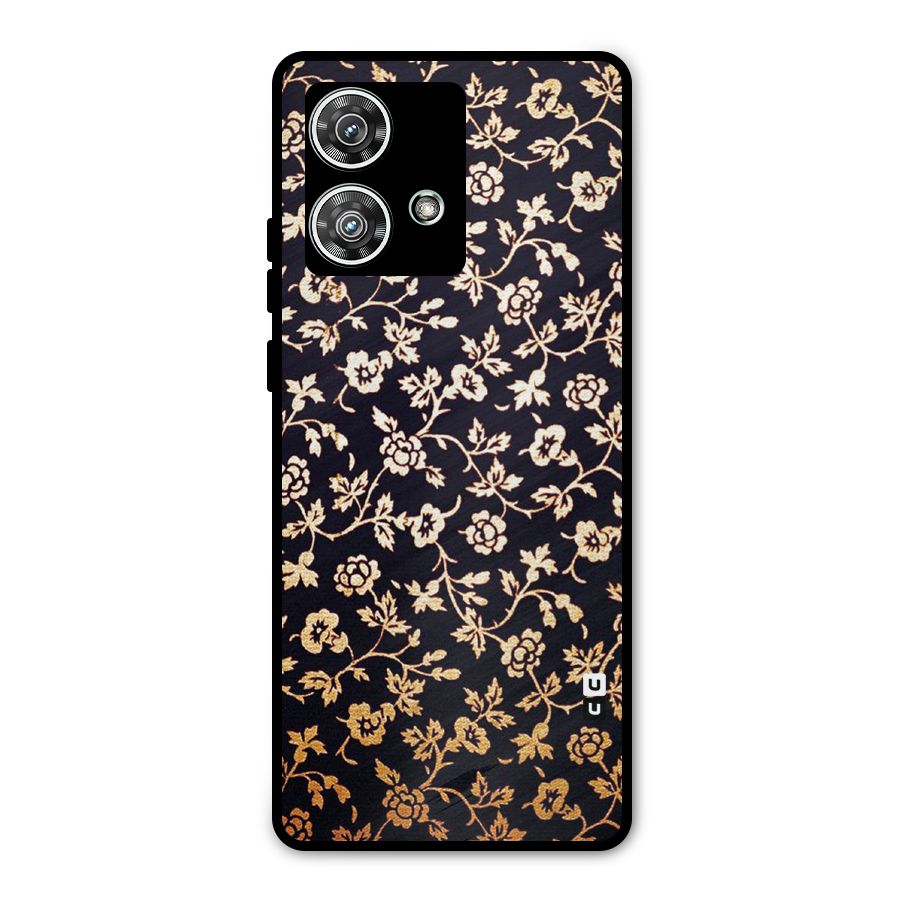 Most Beautiful Floral Metal Back Case for Motorola Edge 40 Neo