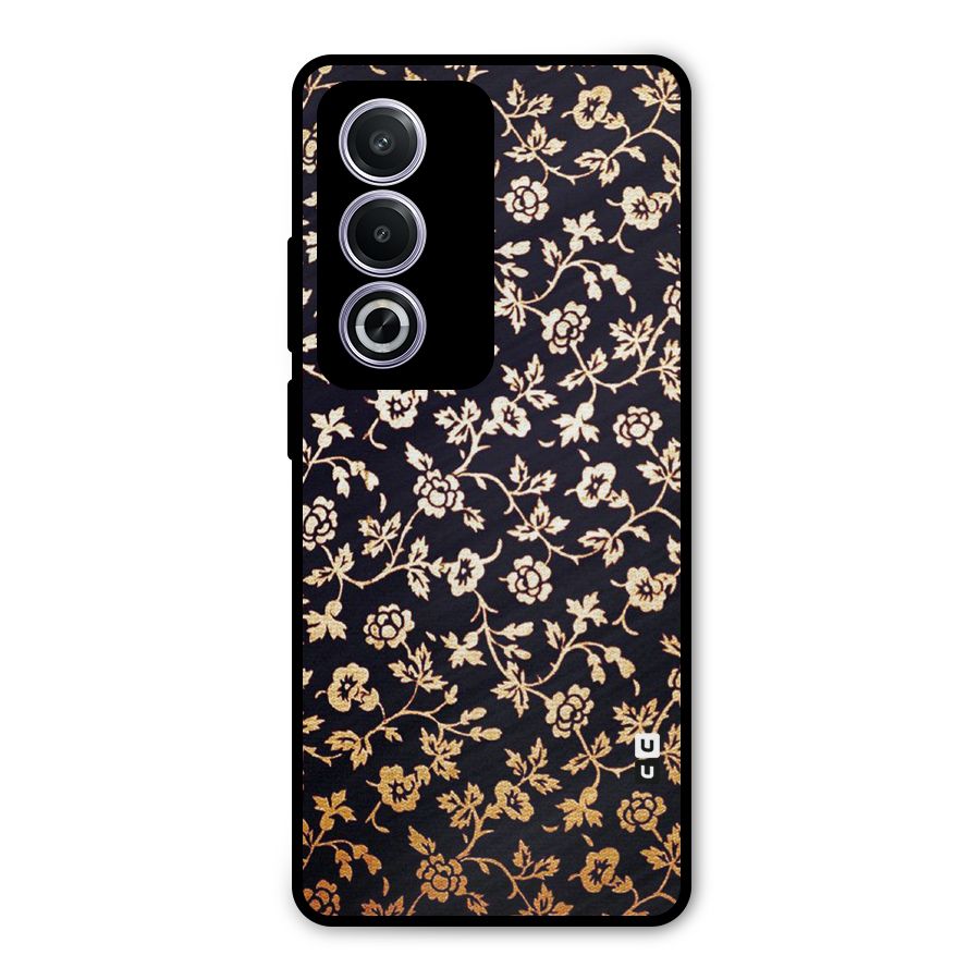 Most Beautiful Floral Metal Back Case for Oppo A3 Pro