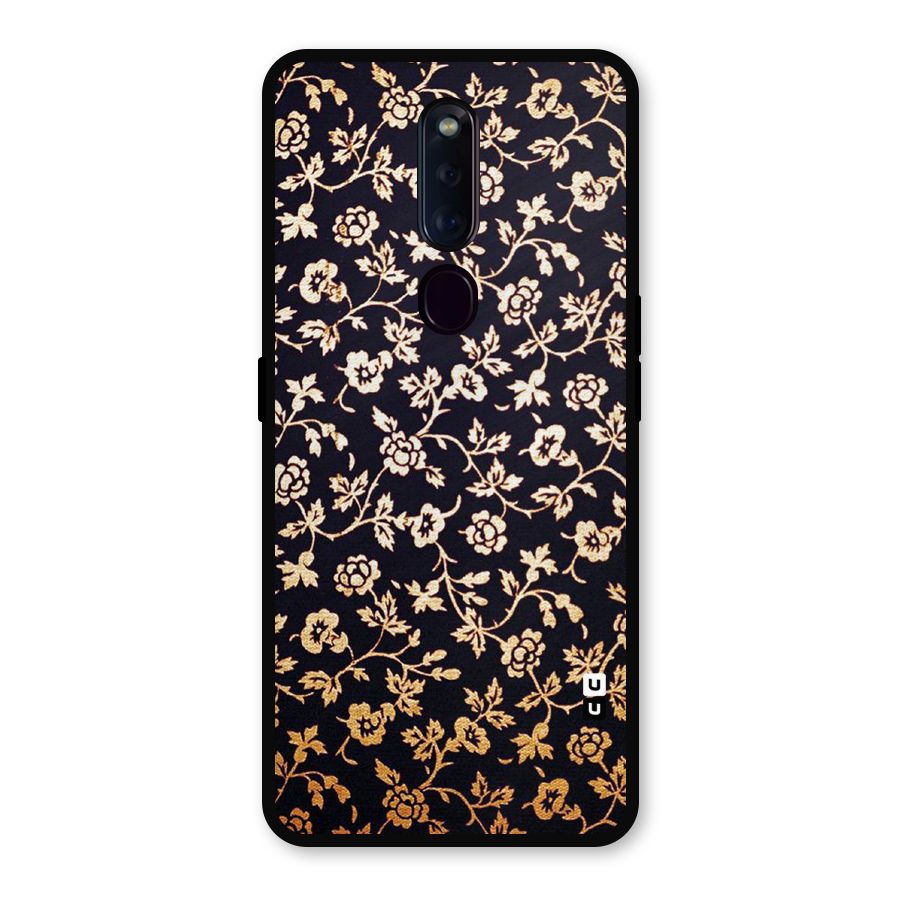 Most Beautiful Floral Metal Back Case for Oppo F11 Pro