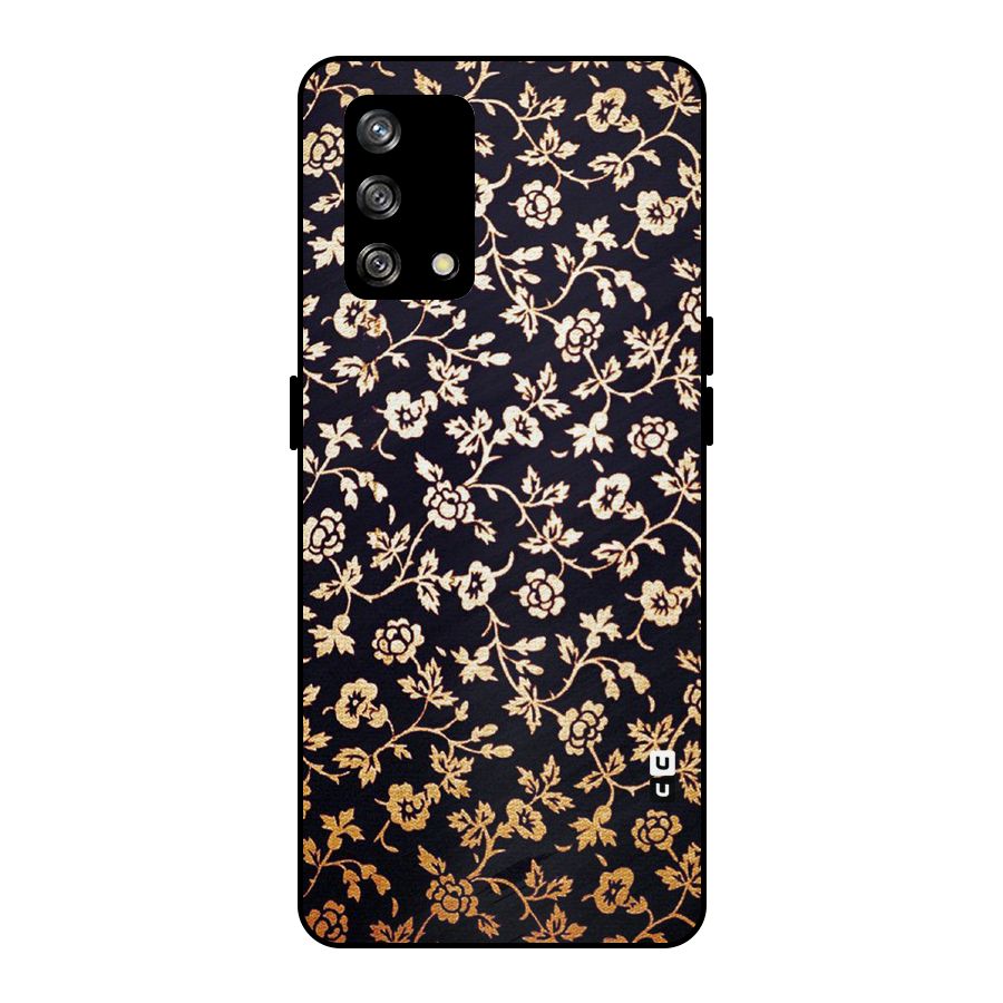 Most Beautiful Floral Metal Back Case for Oppo F19