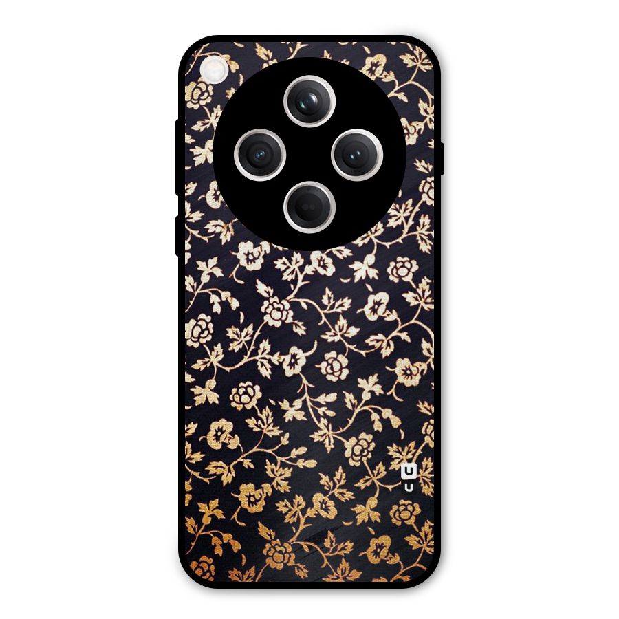 Most Beautiful Floral Metal Back Case for Oppo Find X8