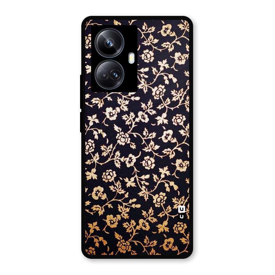 Most Beautiful Floral Metal Back Case for Realme 10 Pro Plus