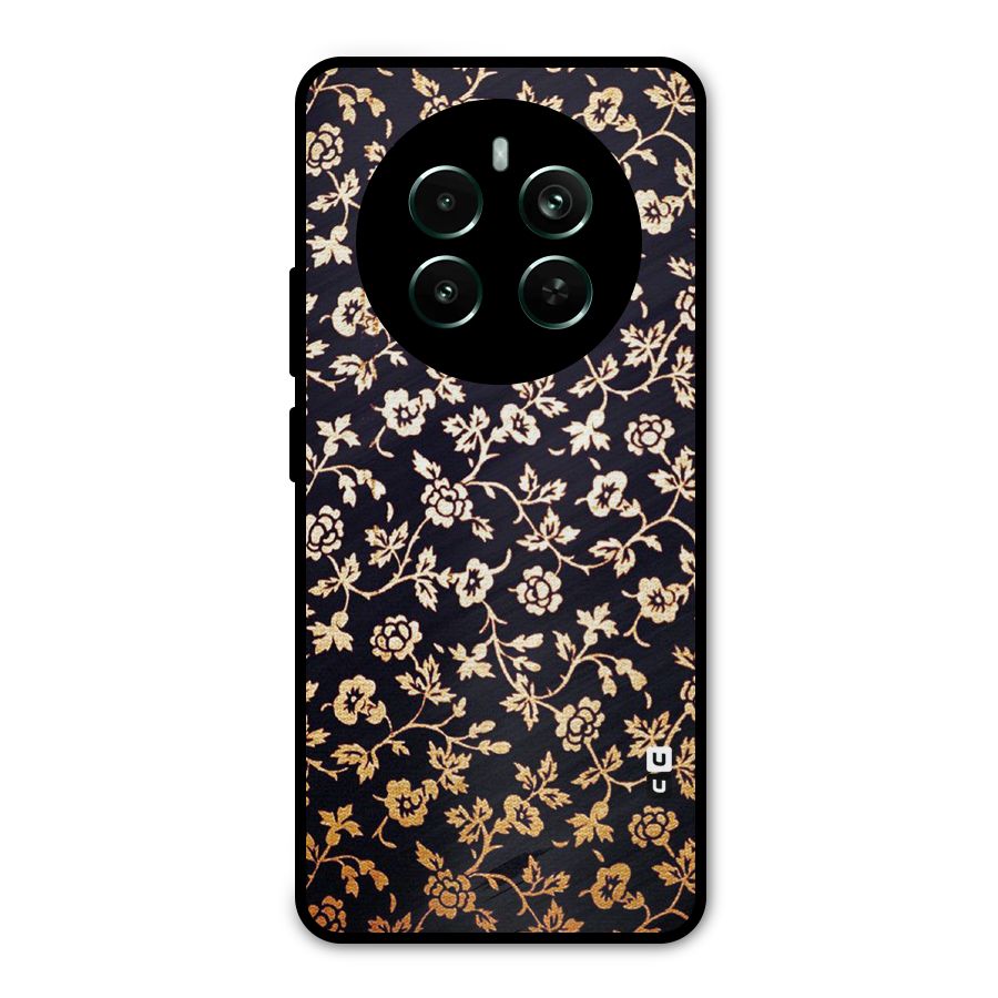 Most Beautiful Floral Metal Back Case for Realme 12 Plus