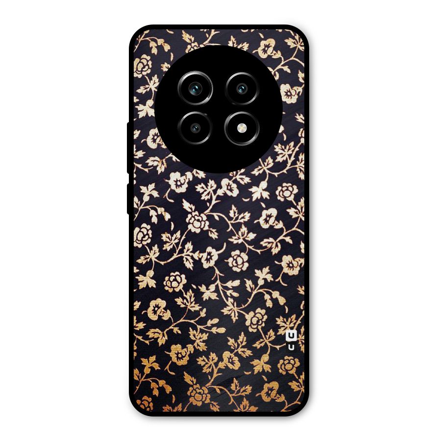 Most Beautiful Floral Metal Back Case for Realme 14 Pro Lite
