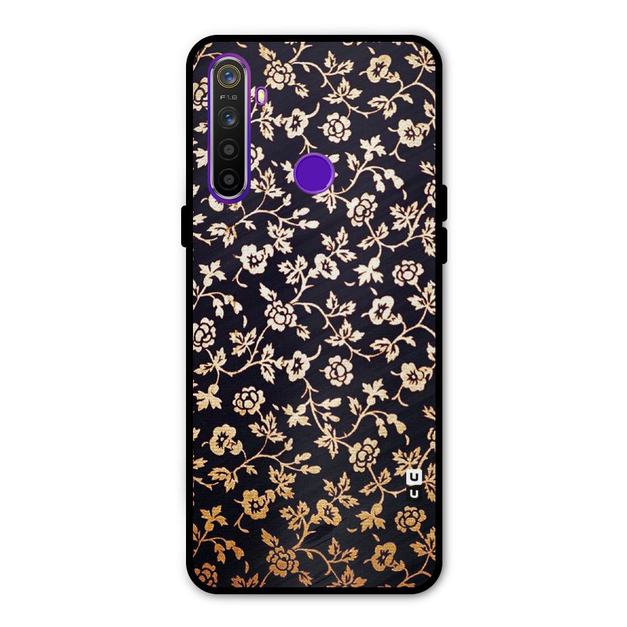 Most Beautiful Floral Metal Back Case for Realme 5
