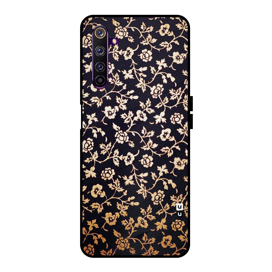 Most Beautiful Floral Metal Back Case for Realme 6 Pro