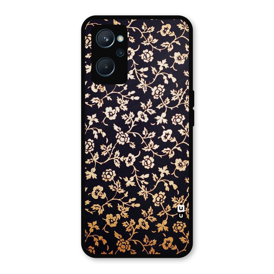 Most Beautiful Floral Metal Back Case for Realme 9i