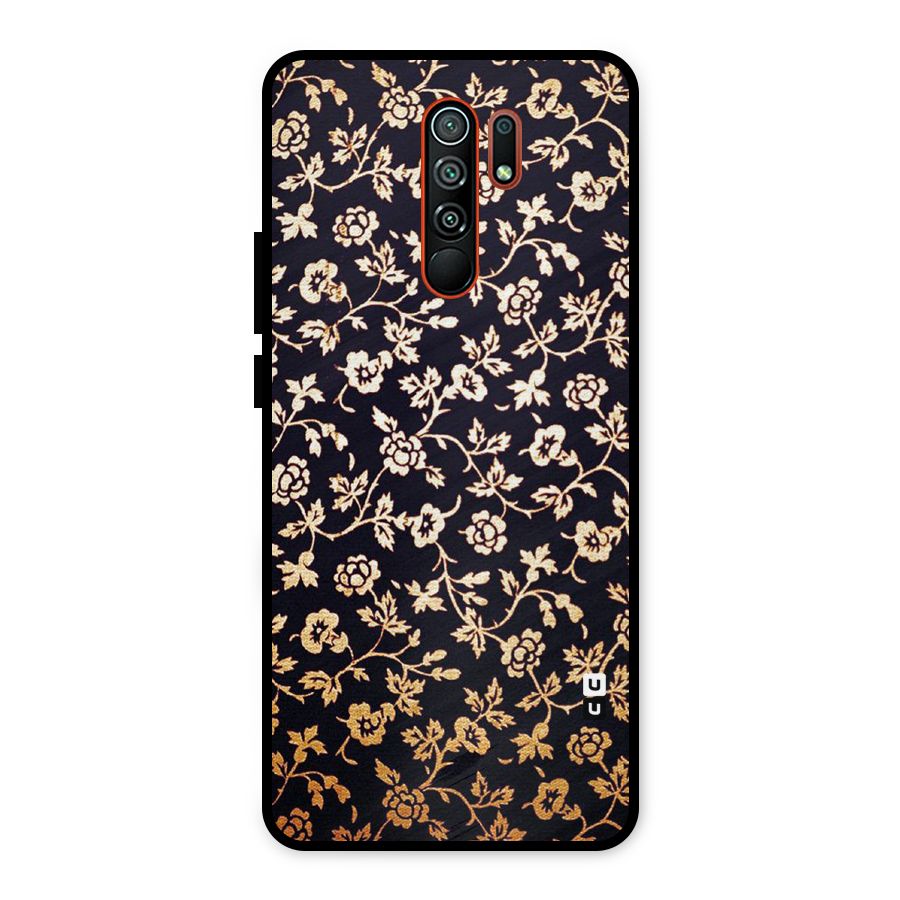 Most Beautiful Floral Metal Back Case for Redmi 9 Prime