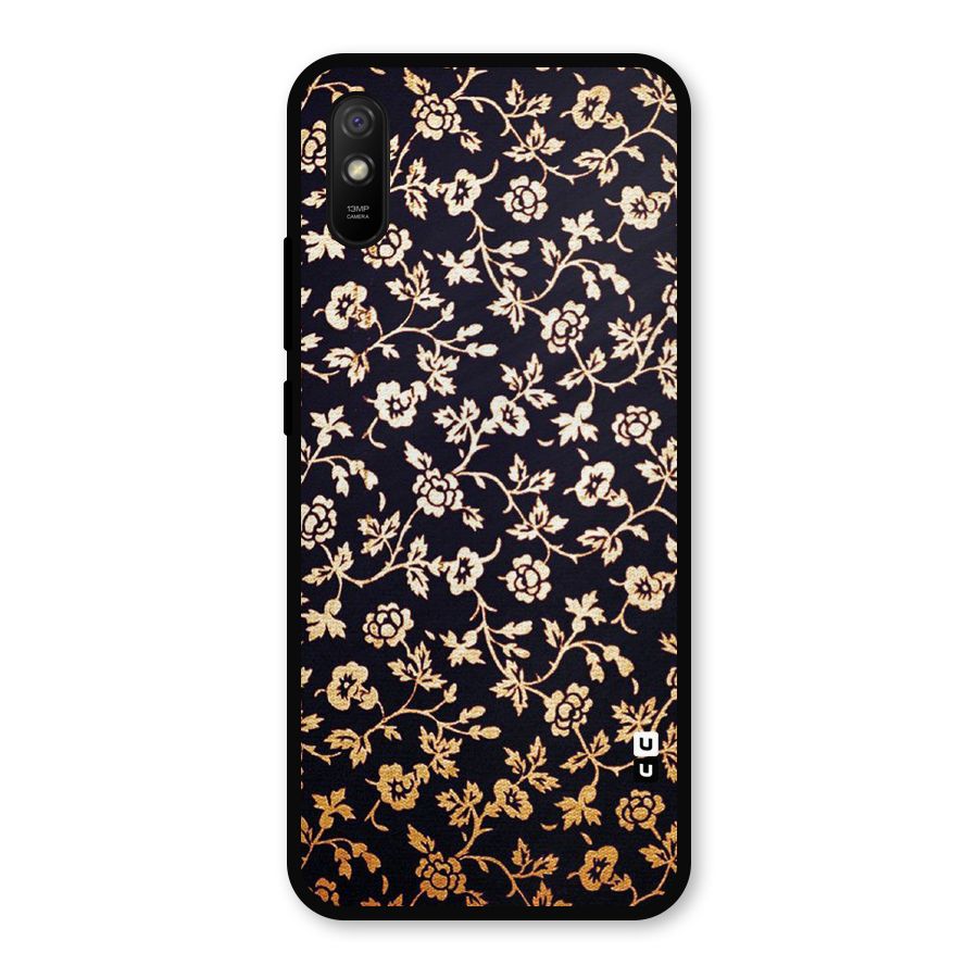 Most Beautiful Floral Metal Back Case for Redmi 9i