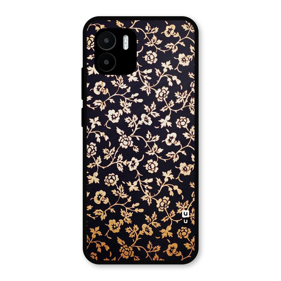 Most Beautiful Floral Metal Back Case for Redmi A1