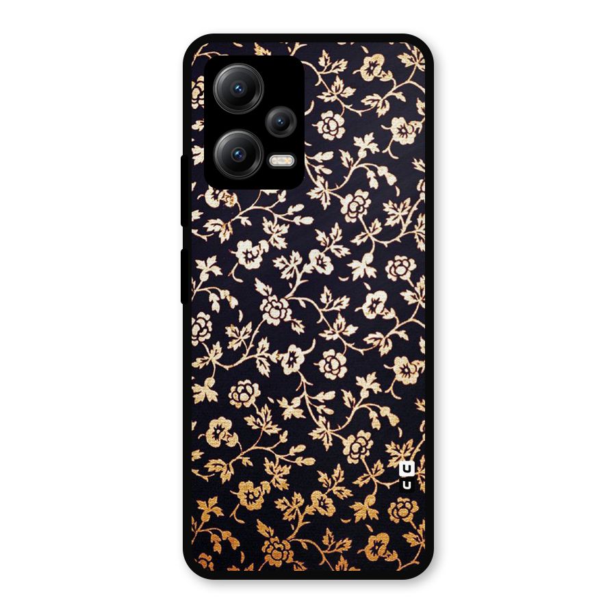 Most Beautiful Floral Metal Back Case for Redmi Note 12 5G