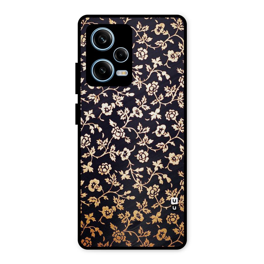 Most Beautiful Floral Metal Back Case for Redmi Note 12 Pro