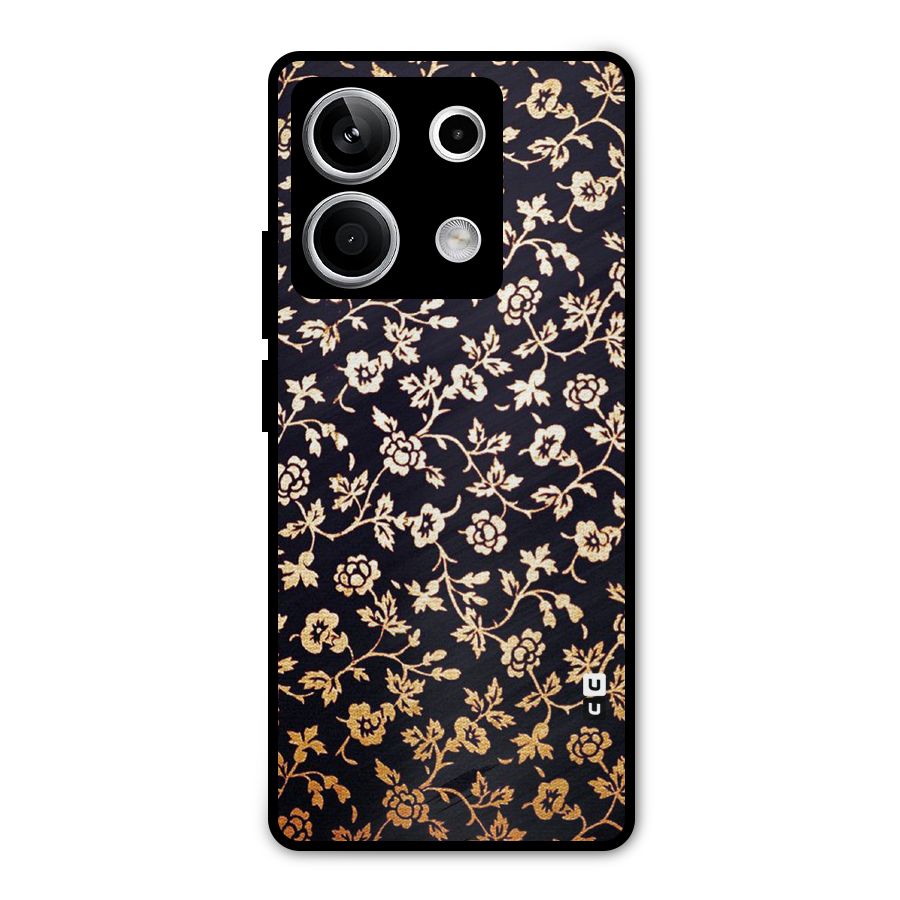 Most Beautiful Floral Metal Back Case for Redmi Note 13 5G