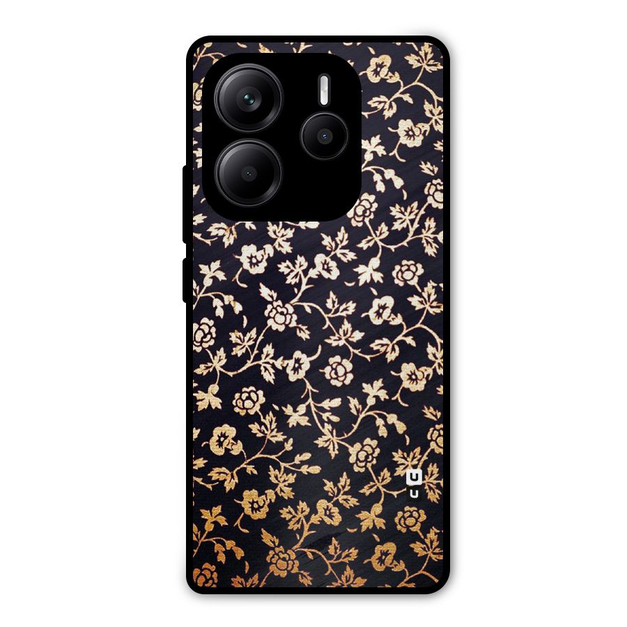 Most Beautiful Floral Metal Back Case for Redmi Note 14 5G