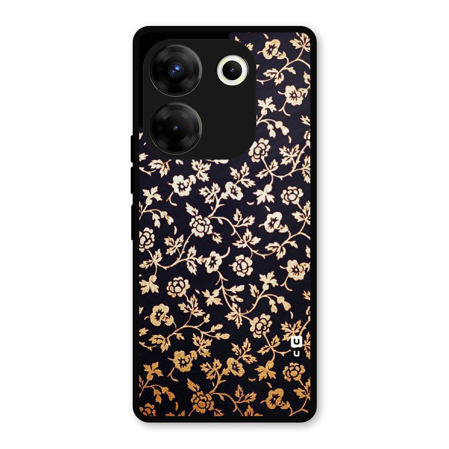 Most Beautiful Floral Metal Back Case for Tecno Camon 20