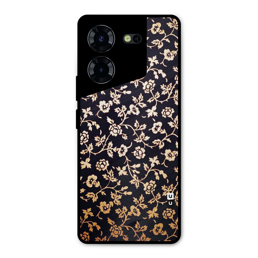 Most Beautiful Floral Metal Back Case for Tecno Pova 5 Pro 5G