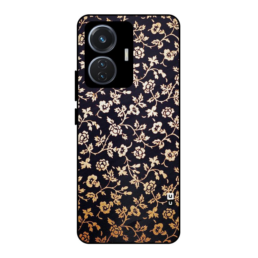 Most Beautiful Floral Metal Back Case for Vivo T1 44W