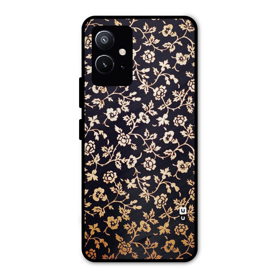 Most Beautiful Floral Metal Back Case for Vivo T1 5G