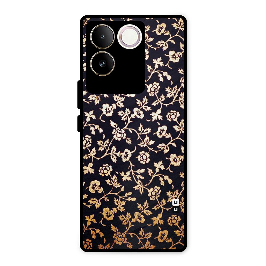 Most Beautiful Floral Metal Back Case for Vivo T2 Pro