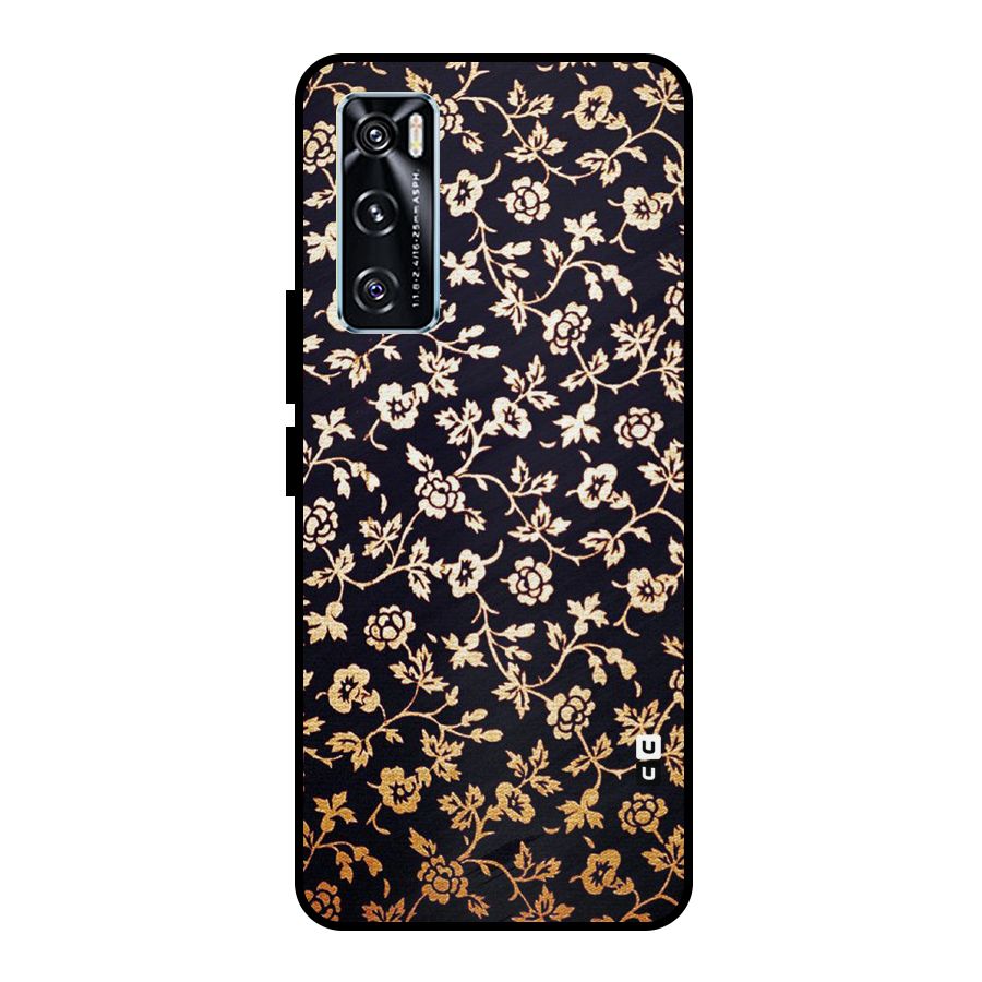 Most Beautiful Floral Metal Back Case for Vivo V20 SE