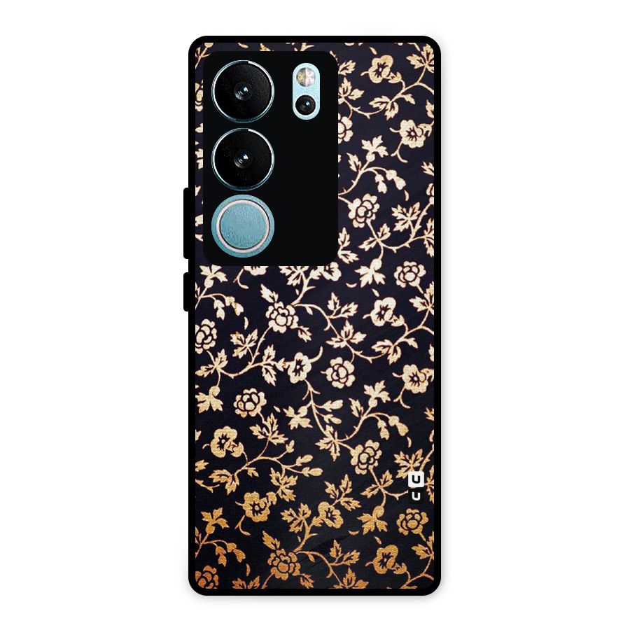 Most Beautiful Floral Metal Back Case for Vivo V29