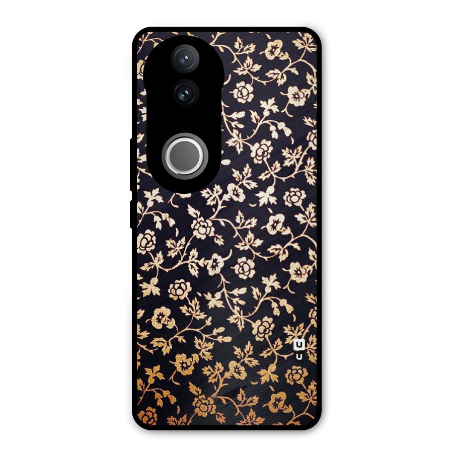 Most Beautiful Floral Metal Back Case for Vivo V50e