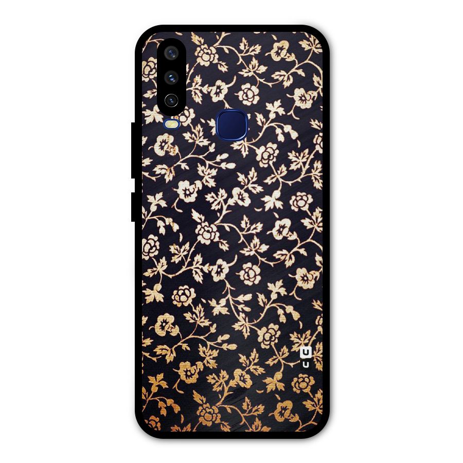 Most Beautiful Floral Metal Back Case for Vivo Y15