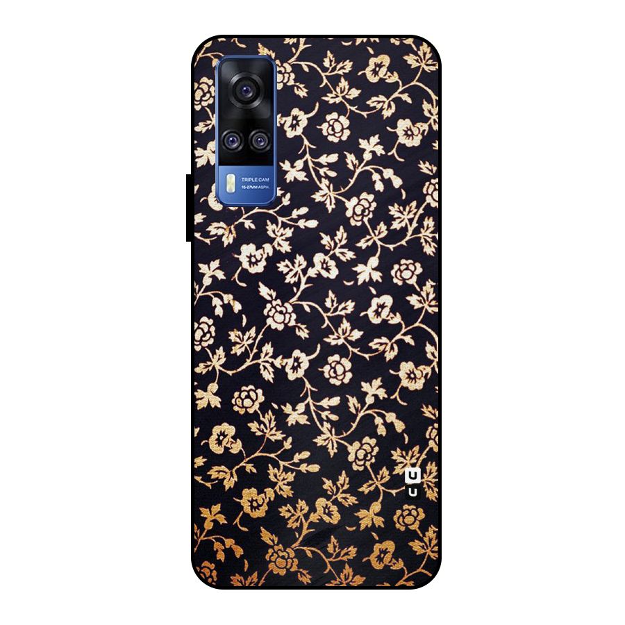 Most Beautiful Floral Metal Back Case for Vivo Y51