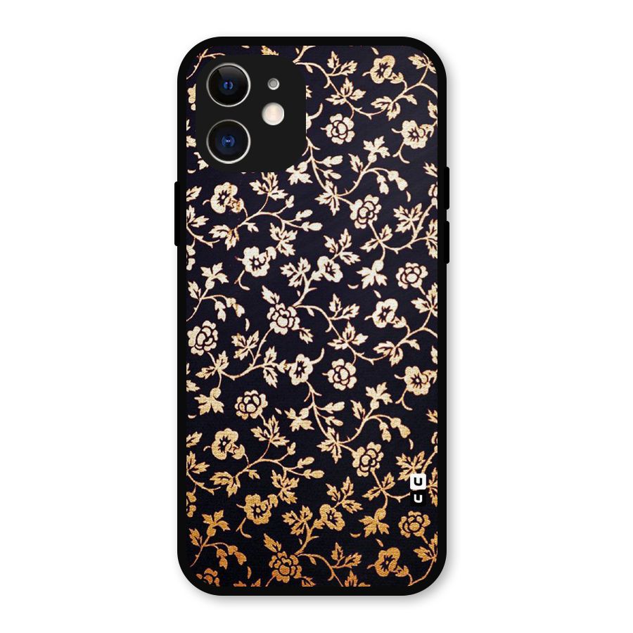 Most Beautiful Floral Metal Back Case for iPhone 12