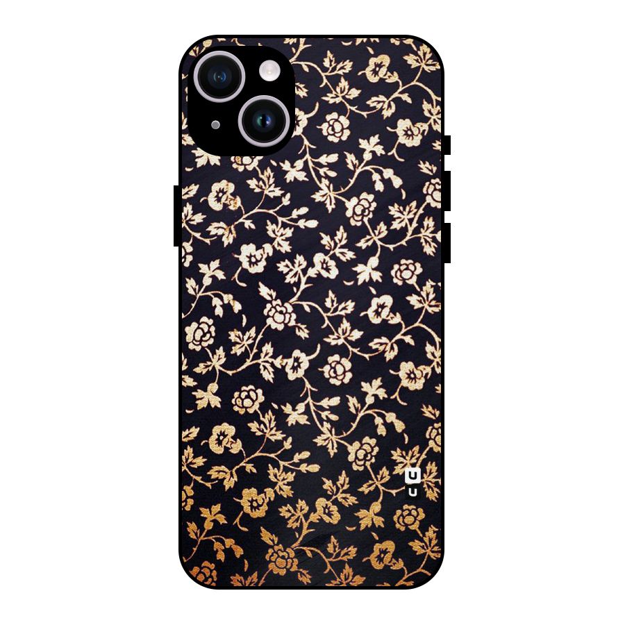 Most Beautiful Floral Metal Back Case for iPhone 14 Plus