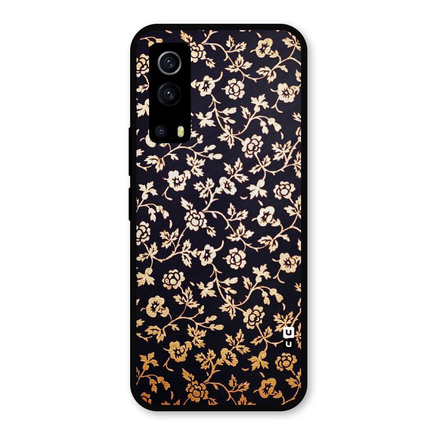 Most Beautiful Floral Metal Back Case for iQOO Z3