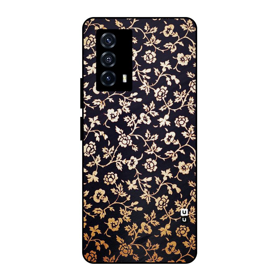 Most Beautiful Floral Metal Back Case for iQOO Z5