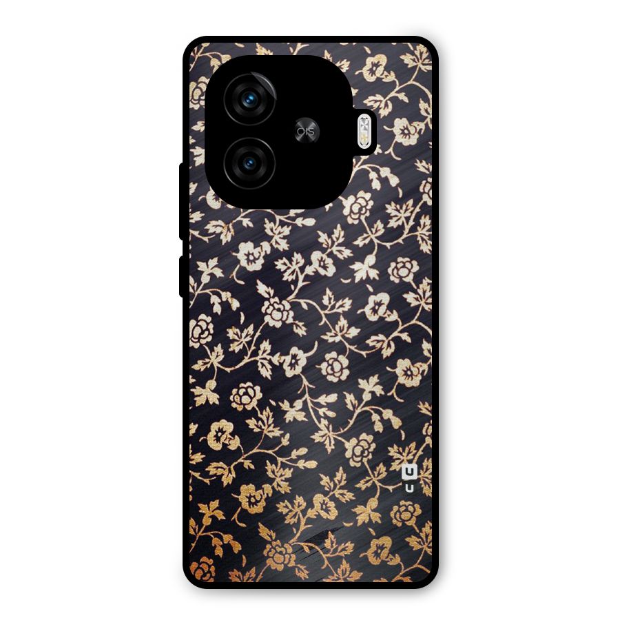 Most Beautiful Floral Metal Back Case for iQOO Z9 Turbo