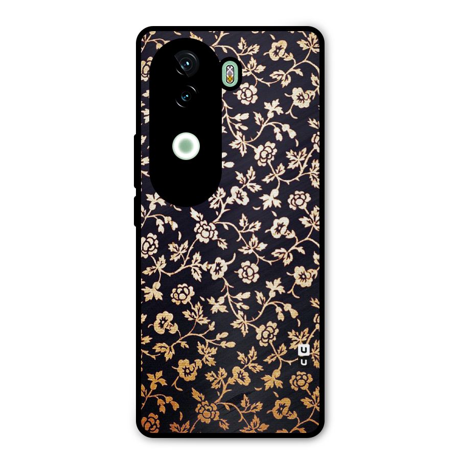 Most Beautiful Floral Metal Back Case for iQOO Z9s