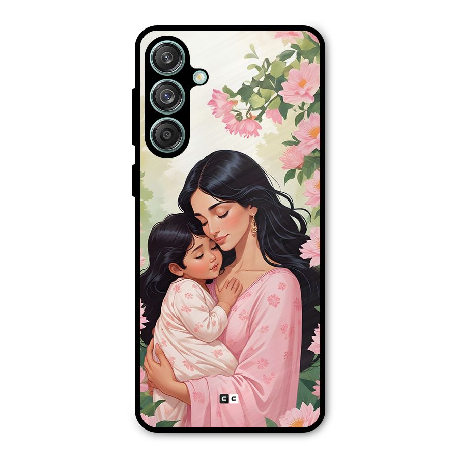 Mother Love Metal Back Case for Galaxy M55 5G