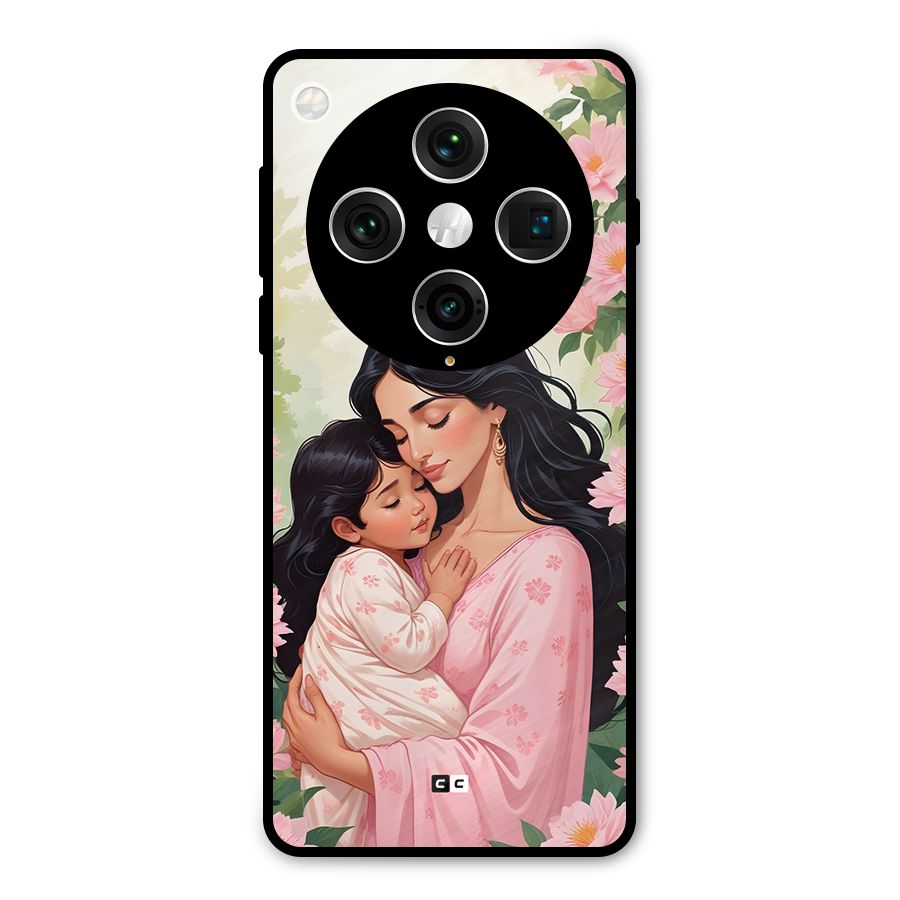 Mother Love Metal Back Case for Oppo Find X8 Pro