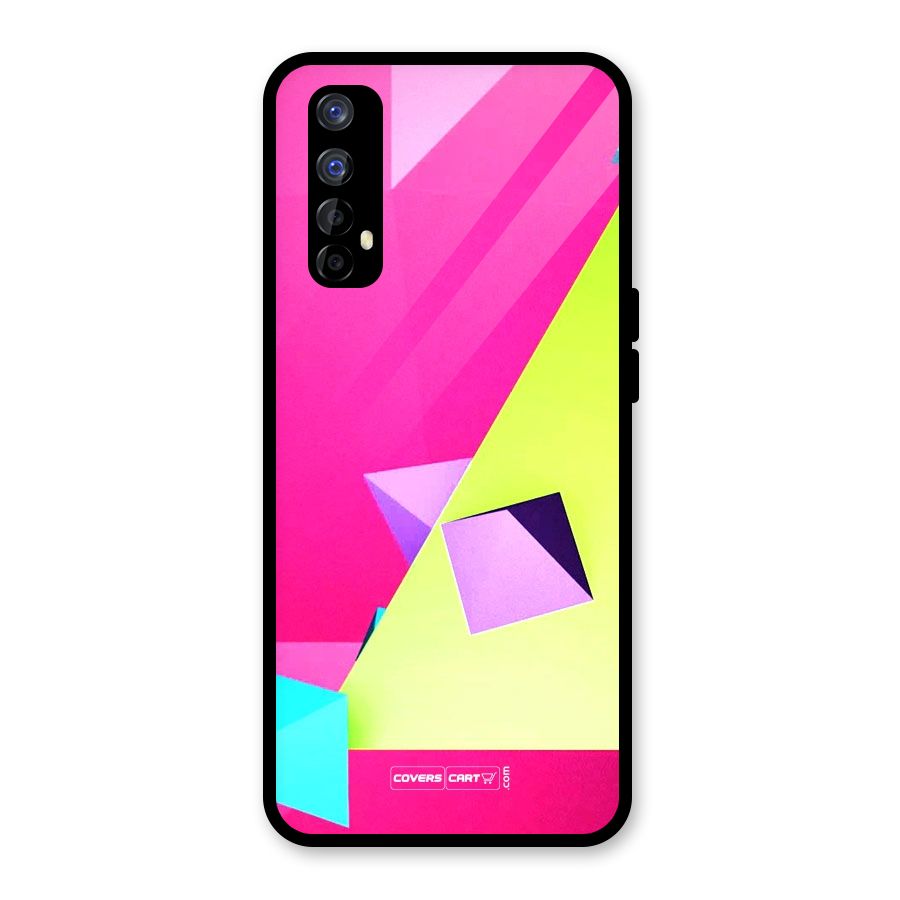 Motion Triangles Glass Back Case for Realme 7