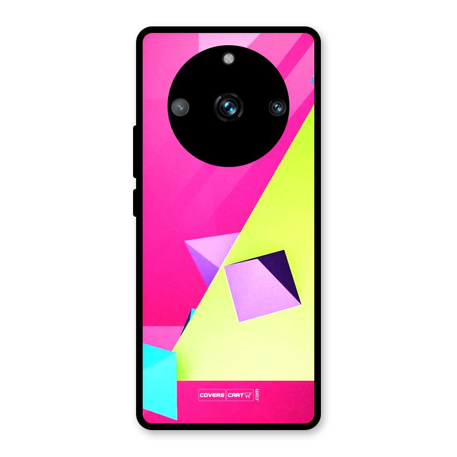 Motion Triangles Glass Back Case for Realme Narzo 60 Pro