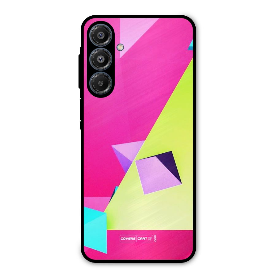 Motion Triangles Metal Back Case for Galaxy A16 5G