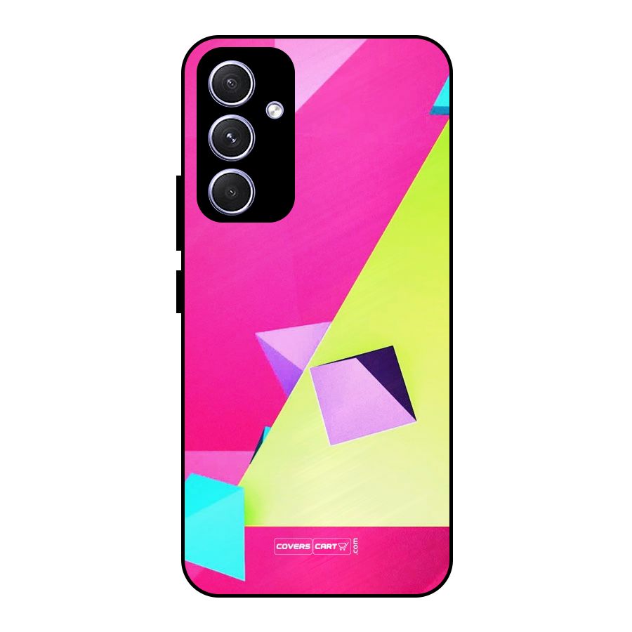 Motion Triangles Metal Back Case for Galaxy A54