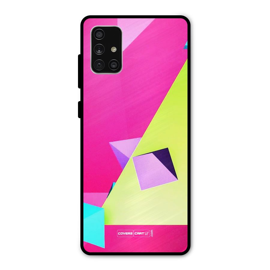 Motion Triangles Metal Back Case for Galaxy A71