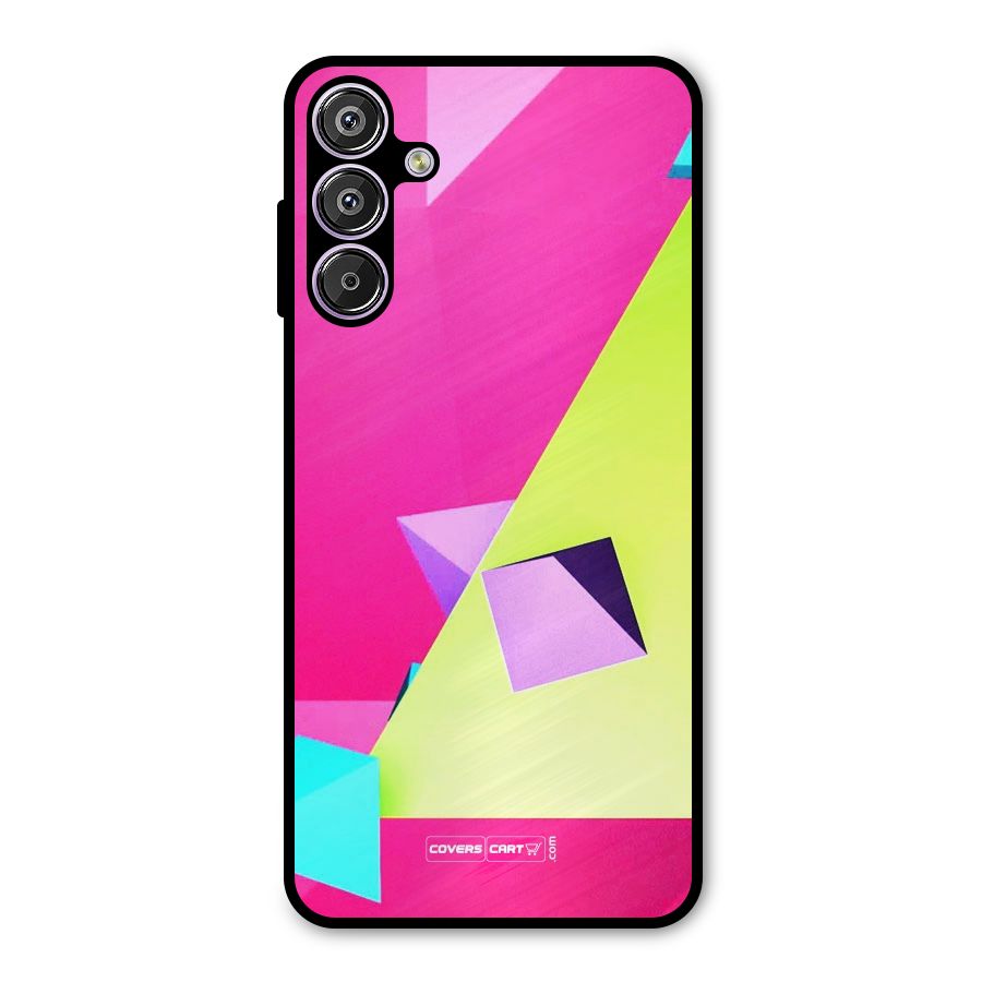Motion Triangles Metal Back Case for Galaxy F15