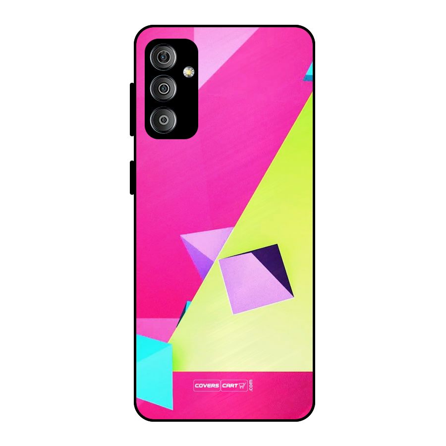 Motion Triangles Metal Back Case for Galaxy F23
