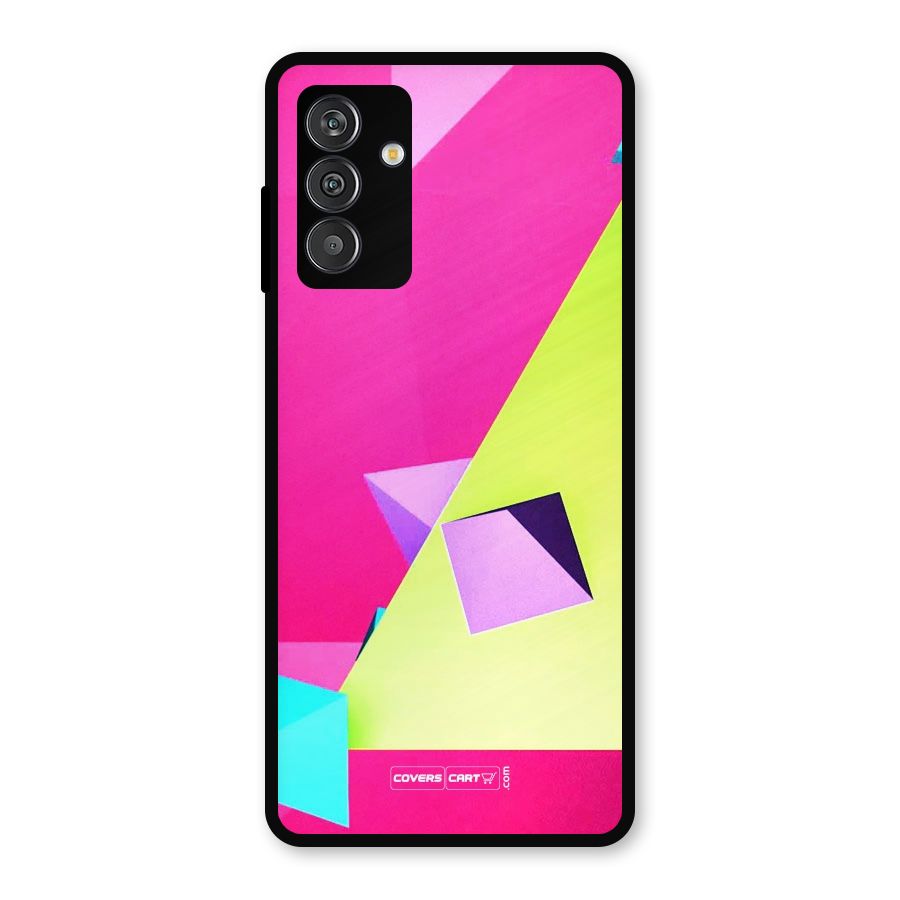 Motion Triangles Metal Back Case for Galaxy M14 5G
