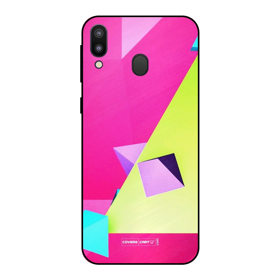 Motion Triangles Metal Back Case for Galaxy M20