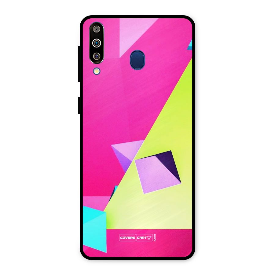 Motion Triangles Metal Back Case for Galaxy M30