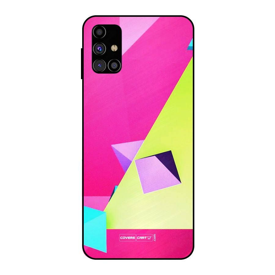 Motion Triangles Metal Back Case for Galaxy M31s