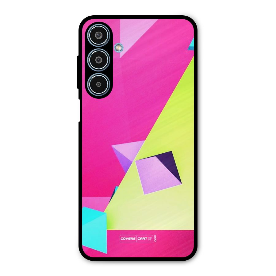 Motion Triangles Metal Back Case for Galaxy M35