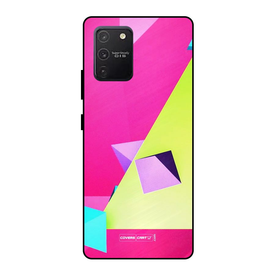 Motion Triangles Metal Back Case for Galaxy S10 Lite
