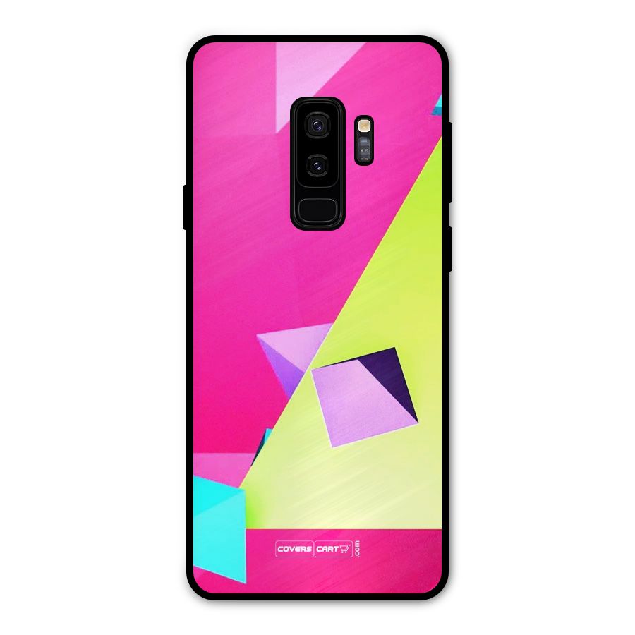 Motion Triangles Metal Back Case for Galaxy S9 Plus